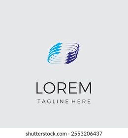 O logotipo da seta é ótimo para usar como um logotipo simples para relacionamentos, mídia, transporte, viagens