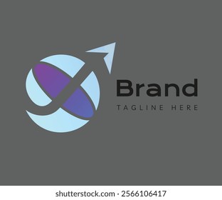 Arrow logo icon design template elements. Usable for Branding and Business Logos.
