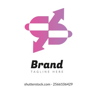 Arrow logo icon design template elements. Usable for Branding and Business Logos.
