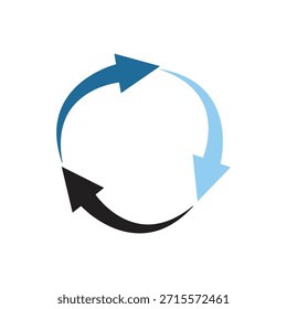 seta ícone do logotipo ilustração plana
