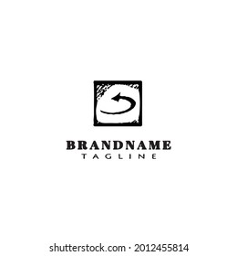 icono de logotipo de flecha diseño moderno