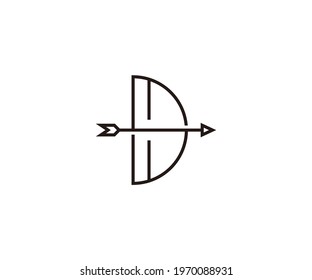 Arrow logo icon vector illustration