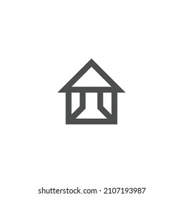  arrow logo icon vector illustration design. home arrow logo icon vector illustration design. real estate logo icon vector illustration design.