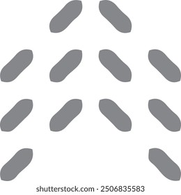 Arrow logo, icon, vector illustration