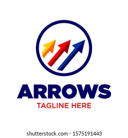 Arrow Logo Icon Vector Template