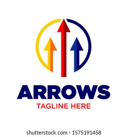 Arrow Logo Icon Vector Template