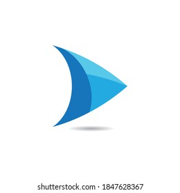 Diseño de imagen con logotipo de flecha