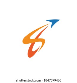 Arrow Logo. Arrow Letter S Logo