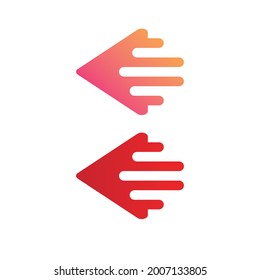 Arrow logo Letter Template Vector Icons