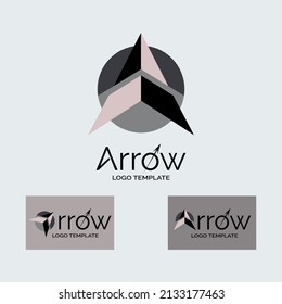Arrow logo modern template design vector for brand or company and other