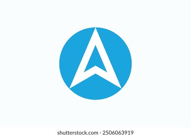 Arrow Logo Navigation Direction Icon Compass North Symbol Exploration Adventure Travel