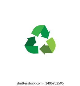 Arrow logo Or Recycle icon template design