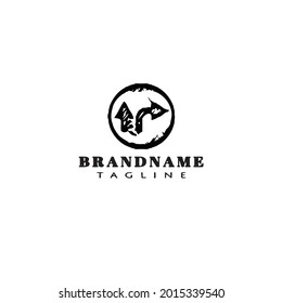 logotipo de flecha icono simple diseño moderno ilustración vectorial