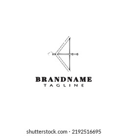 Pfeillogo, einfaches Symbol, modernes Design, Vektorgrafik