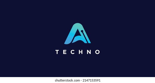 Logo mit einfachem und modernem Konzept, Premium Vector