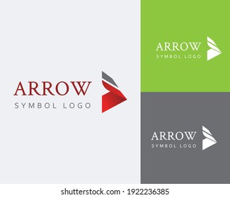 arrow logo symbol creative simple design 