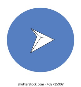 arrow logo or symbol. Vector illustration