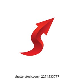 Logo de flecha. Símbolos de flecha. Ilustración de diseño vectorial de flecha