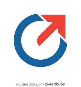 arrow logo template icon illustration design