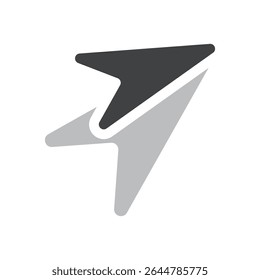 arrow logo template icon illustration design