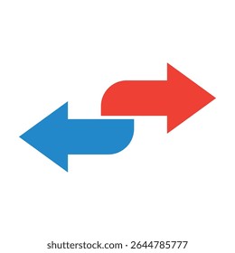 arrow logo template icon illustration design
