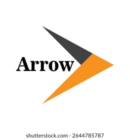 arrow logo template icon illustration design
