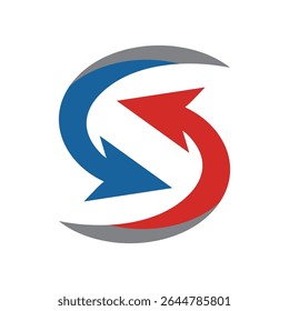arrow logo template icon illustration design