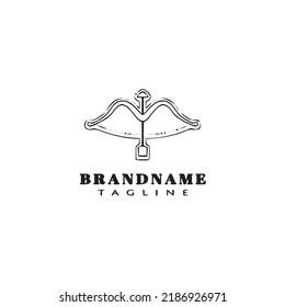 arrow logo template icon modern design vector cute