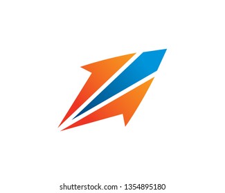 Arrow Logo Template, Icon, Symbol - Vector