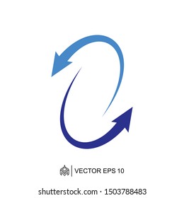 arrow logo template icon, vector arrow element