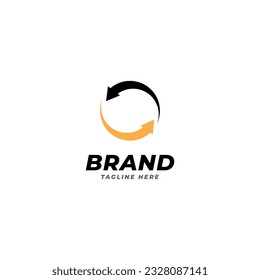 vector de icono de flecha de plantilla de logotipo de flecha.