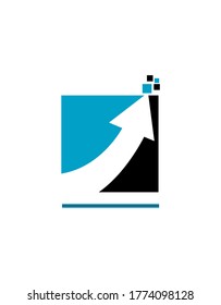  Diseño de la ilustración de la plantilla con logotipo de flecha. EPS vectorial 10.