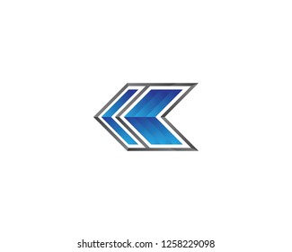 Arrow logo template vector icon