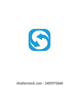 Arrow logo template vector icon