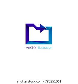 Arrow logo vector