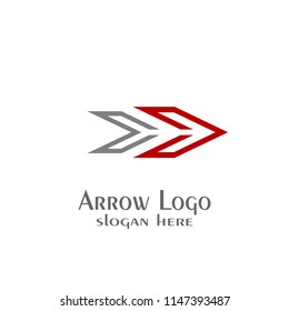 Arrow logo vector design. business logo.