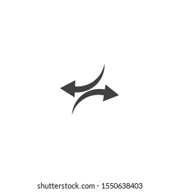 Arrow logo vector design template