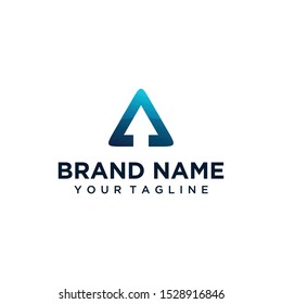Arrow logo vector full color art