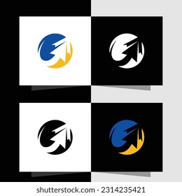 Arrow logo vector graphic design