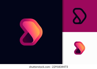 A arrow logo vector icon