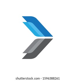 Arrow logo vector icon illustration