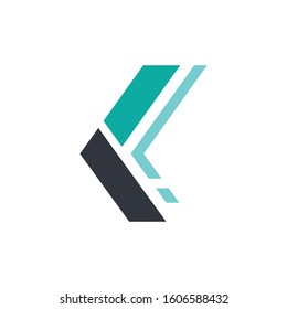 Arrow logo vector icon illustration