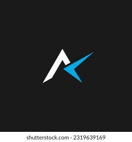 a arrow logo vector icon illustration