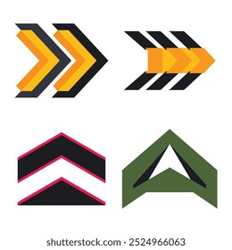 Arrow Logo Vector Icon Template Illustration