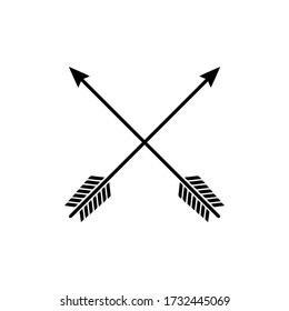 arrow logo vector silhuette black and white