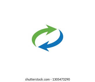 Arrow logo vector template