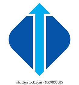 arrow up  logo for web business