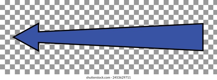 Arrow Long Icon Blue Arrows Infographic Illustration Direction Symbol Pointer Logo Up Sign Isolated Variations . Vector Illustration.