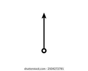 arrow long icon design time clock