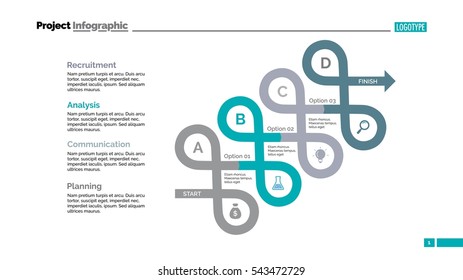 Arrow Loops Diagram Slide Template